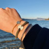 Bracelets cordons gravés