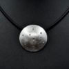 Pendentif en argent 925 serti de 9 diamants blancs